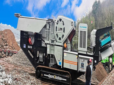 mobile lizenithne crushing plant 