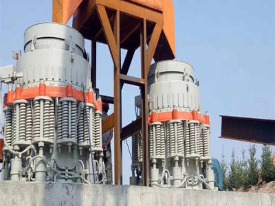 cross section cone crusher 